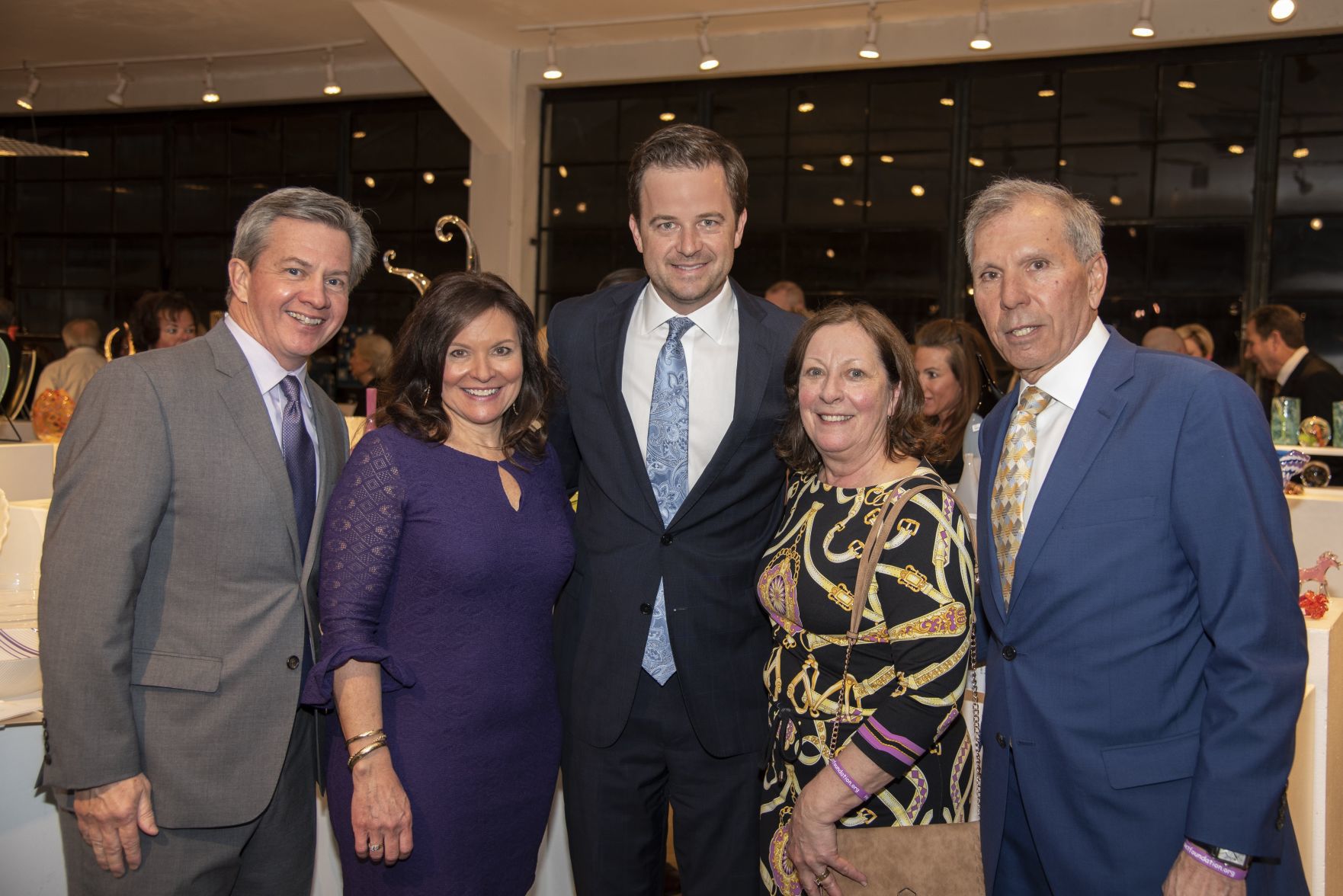 Lou and Kathleen McGuire, Tom Ackerman, Rose and Jim Brennan